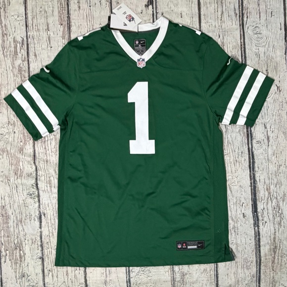 Sauce Gardner New York Jets Nike NFL Football Men's New Loose Green Jersey